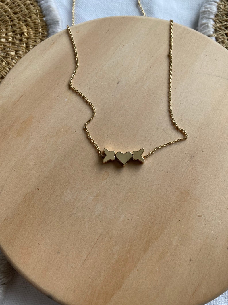 Butterfly Necklace High Quality Gold Plated Necklace Heart Necklace Charm Necklace