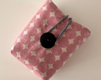 Zigarettenetui Zigarettenhülle Wachstuch rosa Dots