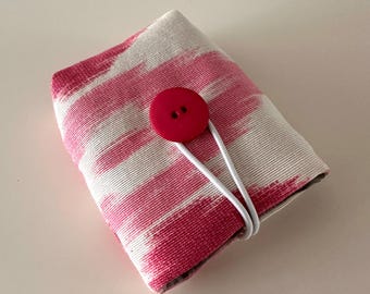 Zigarettenetui Zigarettenhülle Canvas rosa Muster