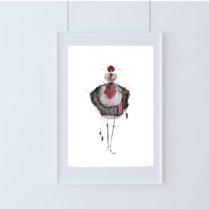 DinA5 Print Schwarzwaldmarie I