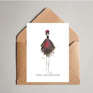 Postkarte Schwarzwaldmarie VII Frohe Weihnachten