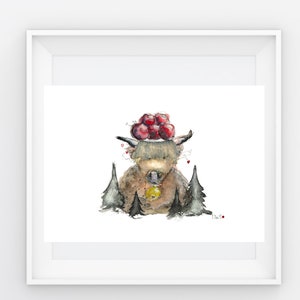 DinA5 Print Cow III