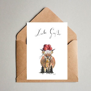 Carte postale vache