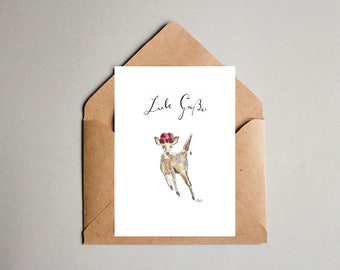 Postcard Bambi