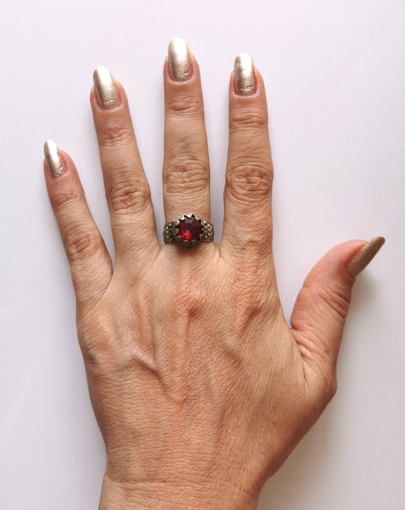 Ethnic ring, antique ring, old ring, vintage ring… - image 5