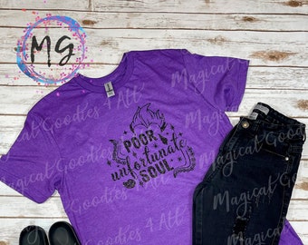 Poor Unfortunate Souls - Ursula Themed T-Shirt