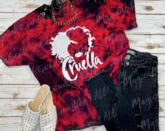 Cruella Themed Shirt - Tie Dye