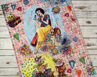 Snow Princess Custom Disney Themed Toddler Blanket