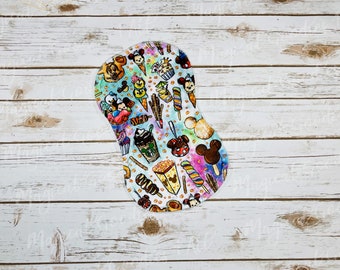 Custom Disney Themed | Snacks | Mouse Shaped | Burp Cloth