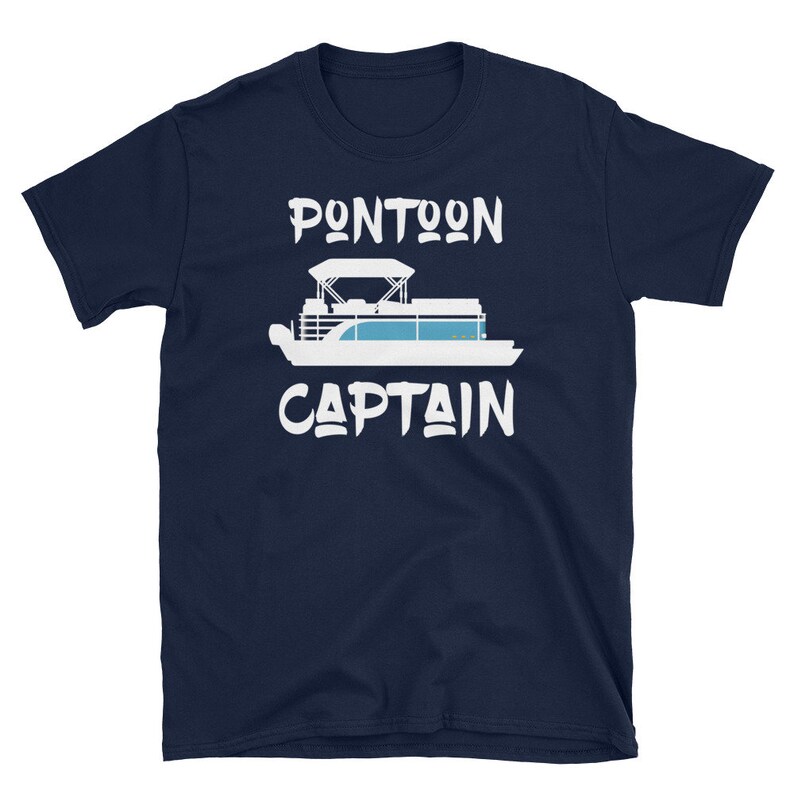 Pontoon Captain TShirt Pontoon Boat Pontoon shirt Etsy