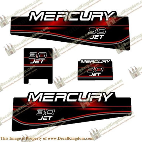 Mercury 680hp 19941998 Outboard Boat Engine Decal Kit 3M Etsy