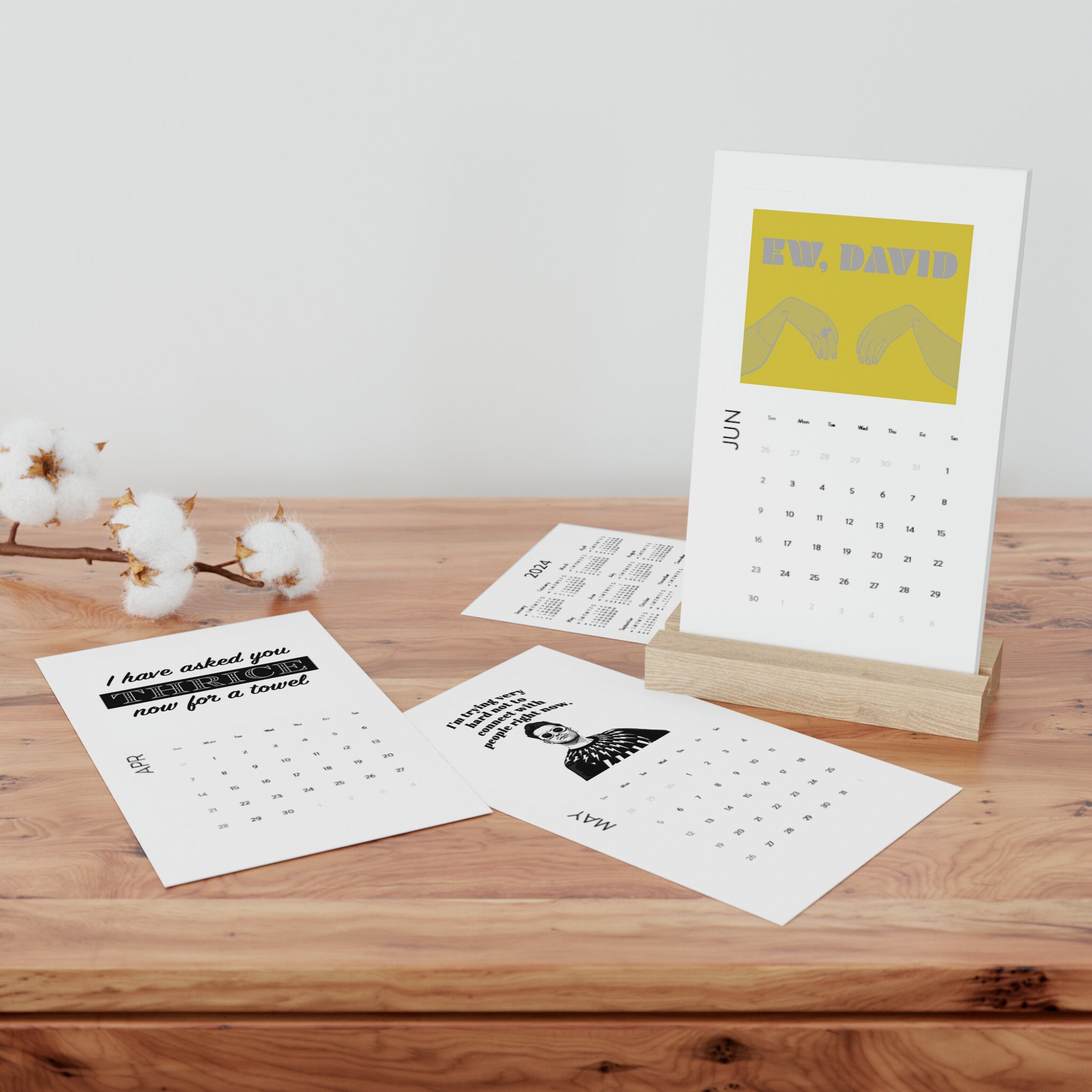 Schitt's Creek Vertical Desk Calendar 2025 Etsy