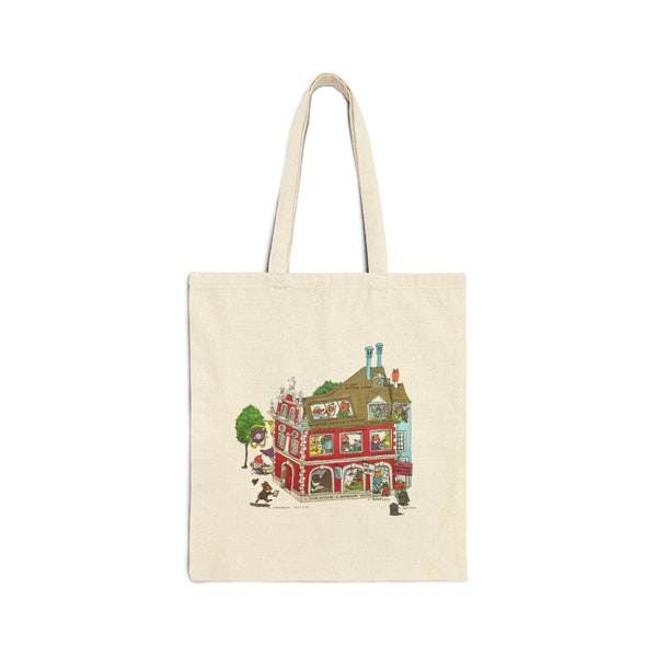 Building Cotton Canvas Tote Bag