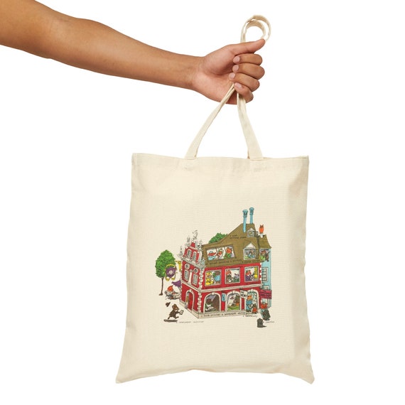 In Town Cotton Canvas Tote Bag