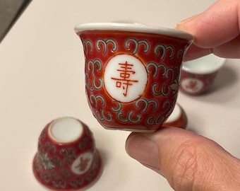 ヴィンテージ景徳鎮磁器酒器セット：アンティーク芸者茶器 - Etsy 日本