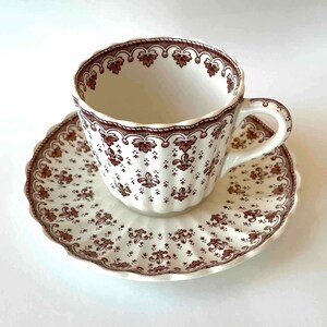 Copeland Spode kop en schotel set - Fleur de Lis