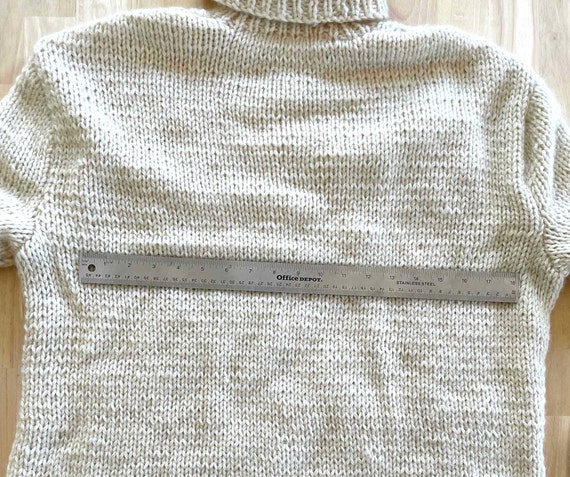 Irish Sweater-Hand Knit - image 6