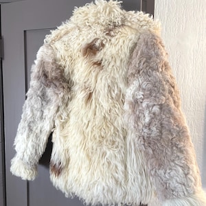 Sheep Skin Coat 1980&#39;s Handmade One-of-a-Kind