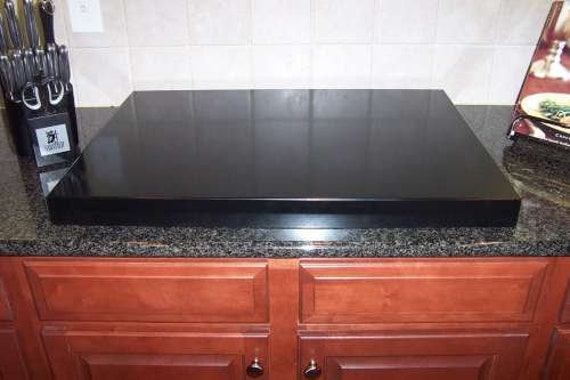 Black Aluminum Cooktop Cover Etsy