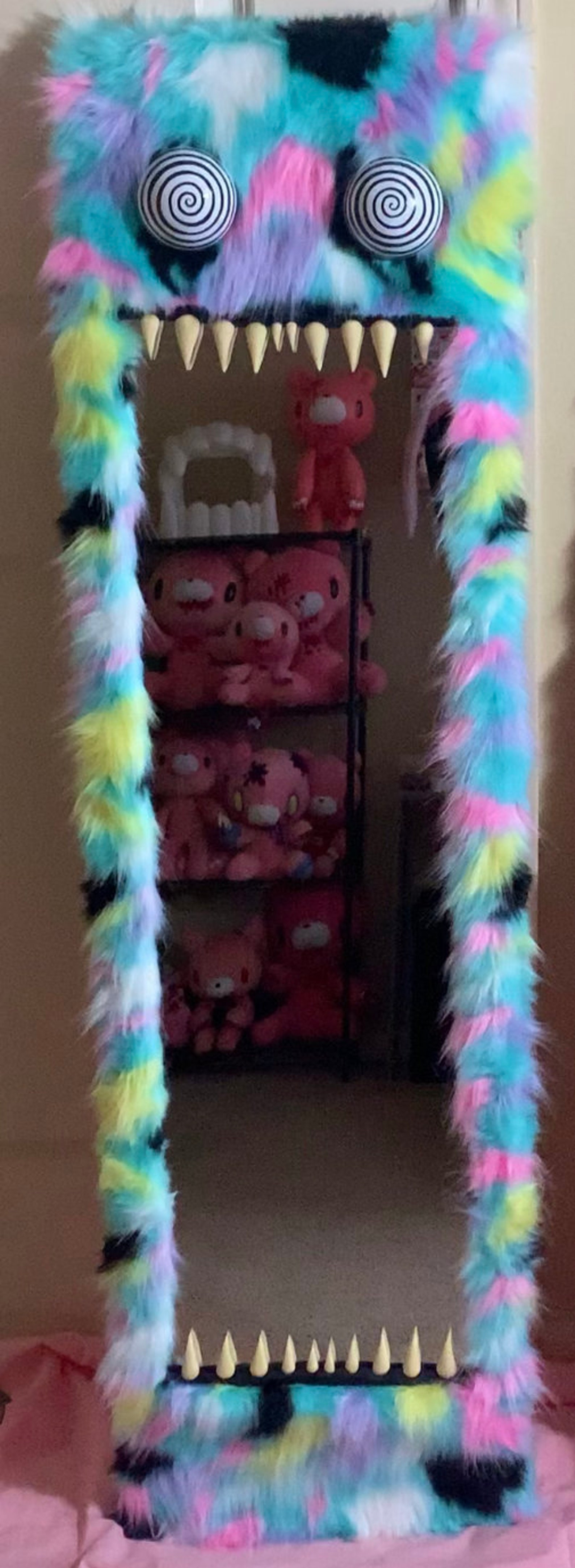 Custom Monster Mirror Creepy Cute Large Full Length Floor Etsy