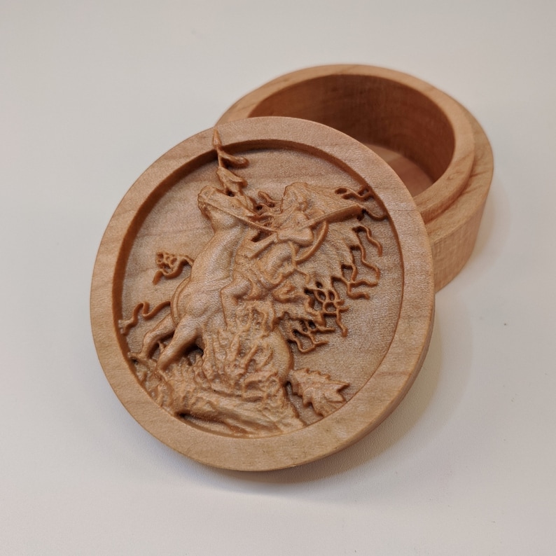 Carved Native American ring box keepsake trinket wedding Etsy