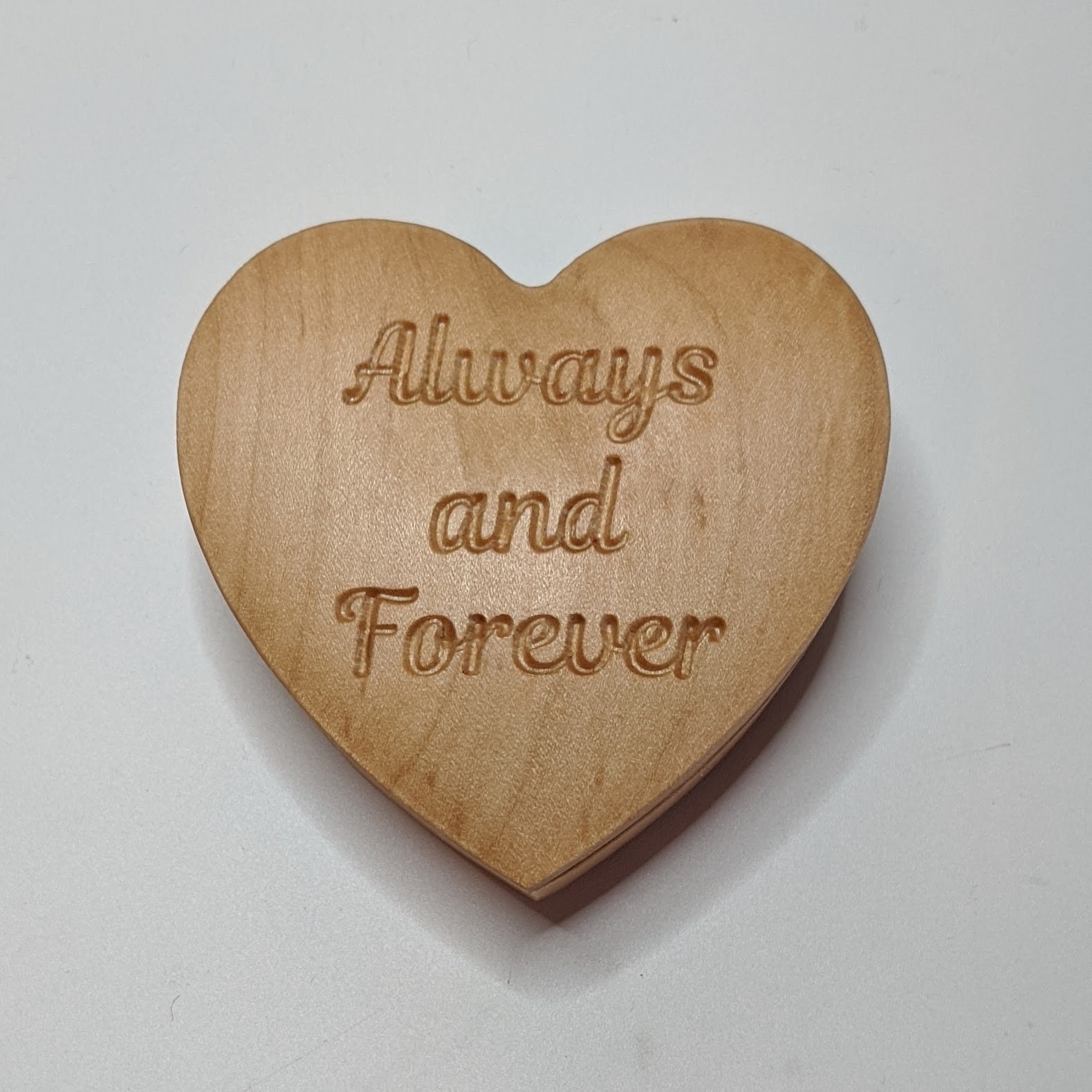 Heart Shaped Box Ring Box Keepsake Trinket Wedding Etsy