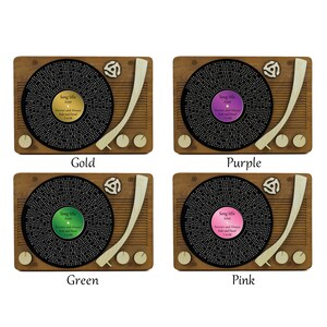 Solid Wood Custom Song Lyrics Vinyl Record Art Wall Hanging Personalized Photo Print image 6