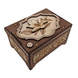 Flower Choose Your Song Music Box, 16 flower choices, Mother's Day Gift