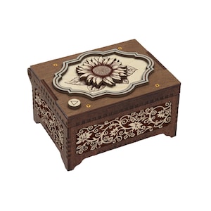 Choose Your Flower & Song, MP3 Music Box, 21 Flower Choices, Mother&#39;s Day Gift