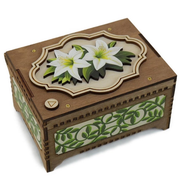 Custom Music Box With Any Song Etsy