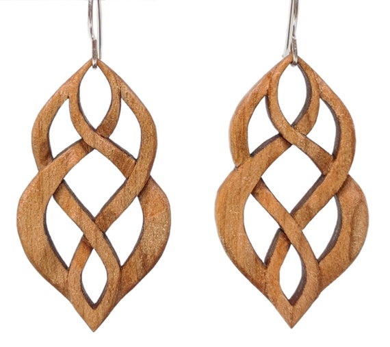 Buy Michigan Wooden Earrings Online in India - Etsy