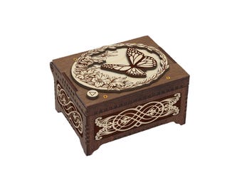 Butterfly Custom Song MP3 Music Box, Mother's Day Gift, Your Photo Inside