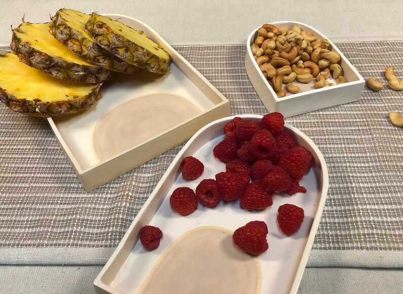 Ceramic Nesting Trays Set of 3
