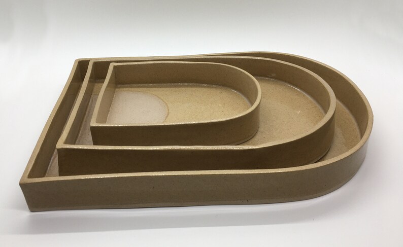 Ceramic Nesting Trays Set of 3
