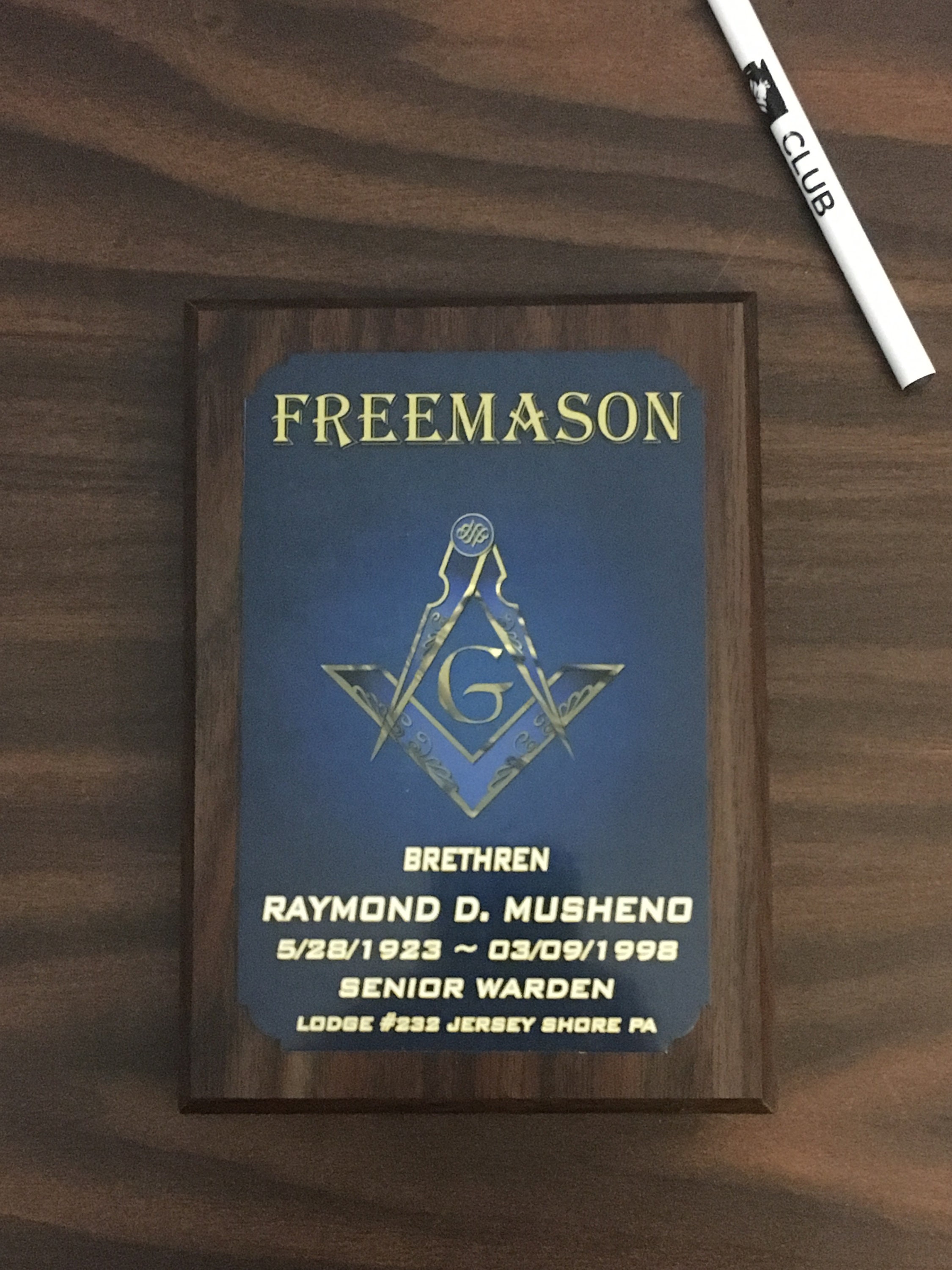 Masonic Plaque Etsy