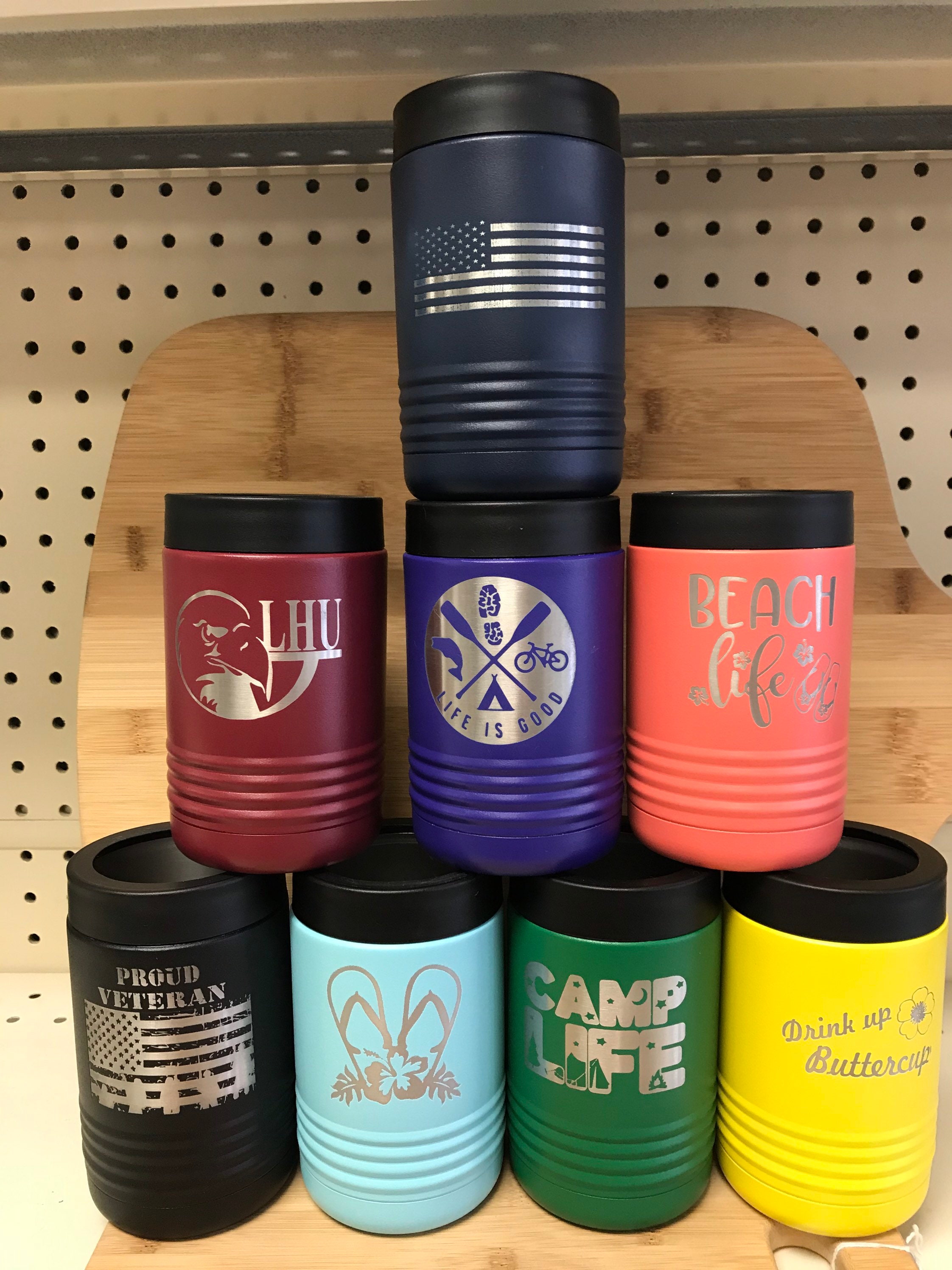 Engraved Insulated Beverage Holder Etsy Singapore