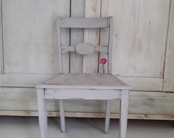 Old chair altrose' Shabby Vintage country style refurbished retro farmhouse