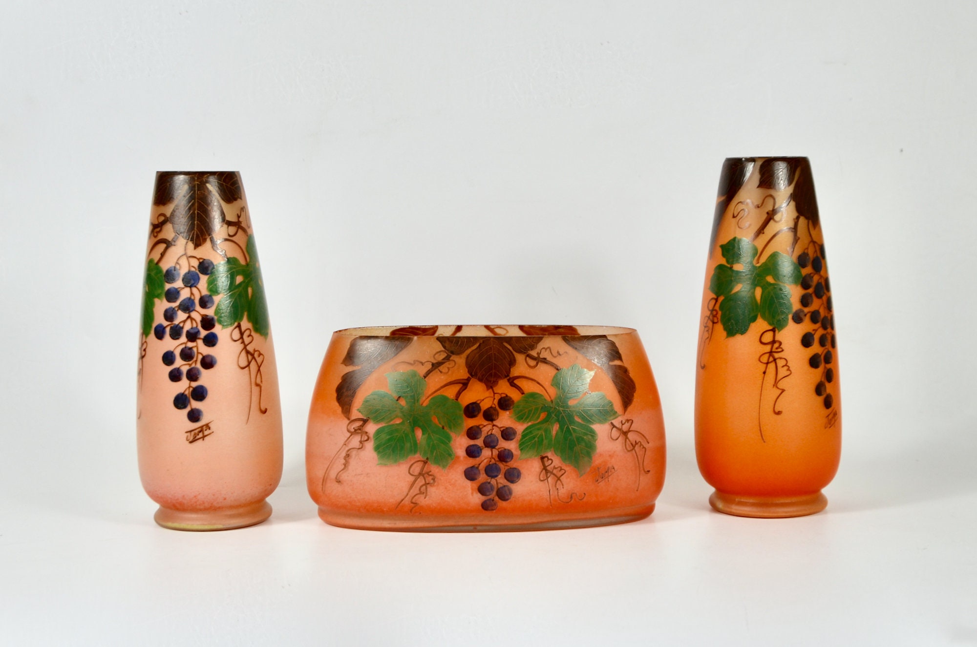 Signe vases verre d'occasion