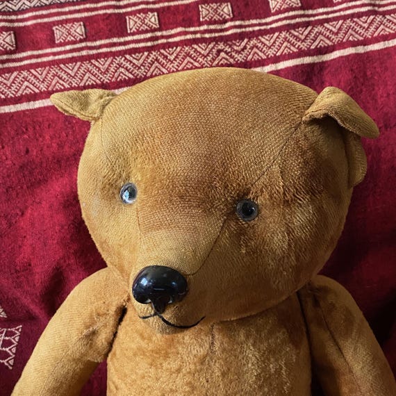 Ancien Ours Pintel de Collection Teddy Bear 1940/50's - H. 55