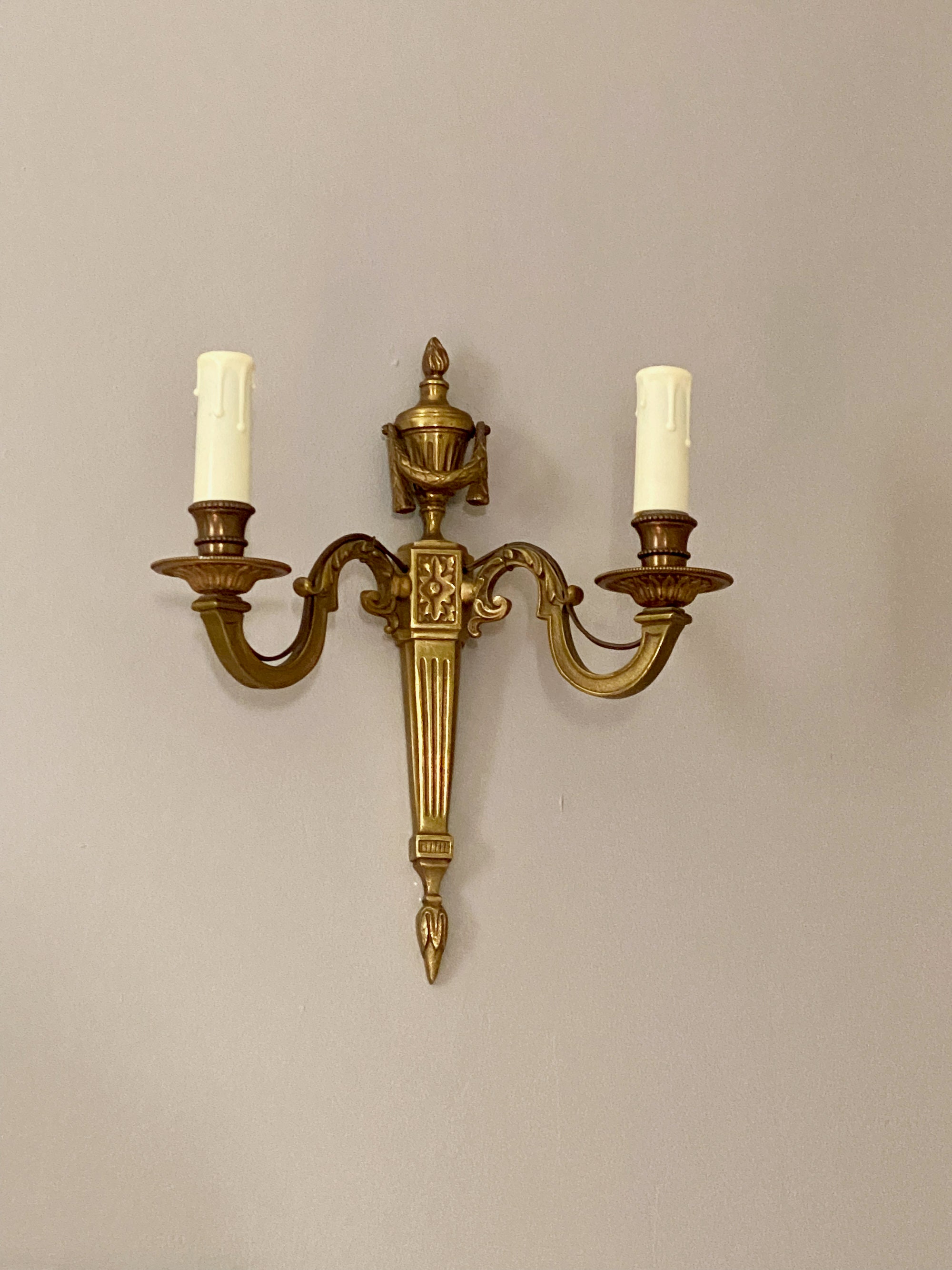 PAIR Antique French Gilt Bronze Sconces in Empire Style - Etsy Denmark