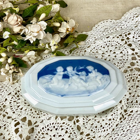B&S Creations New York 2 Framed French Limoges Cameo Wall