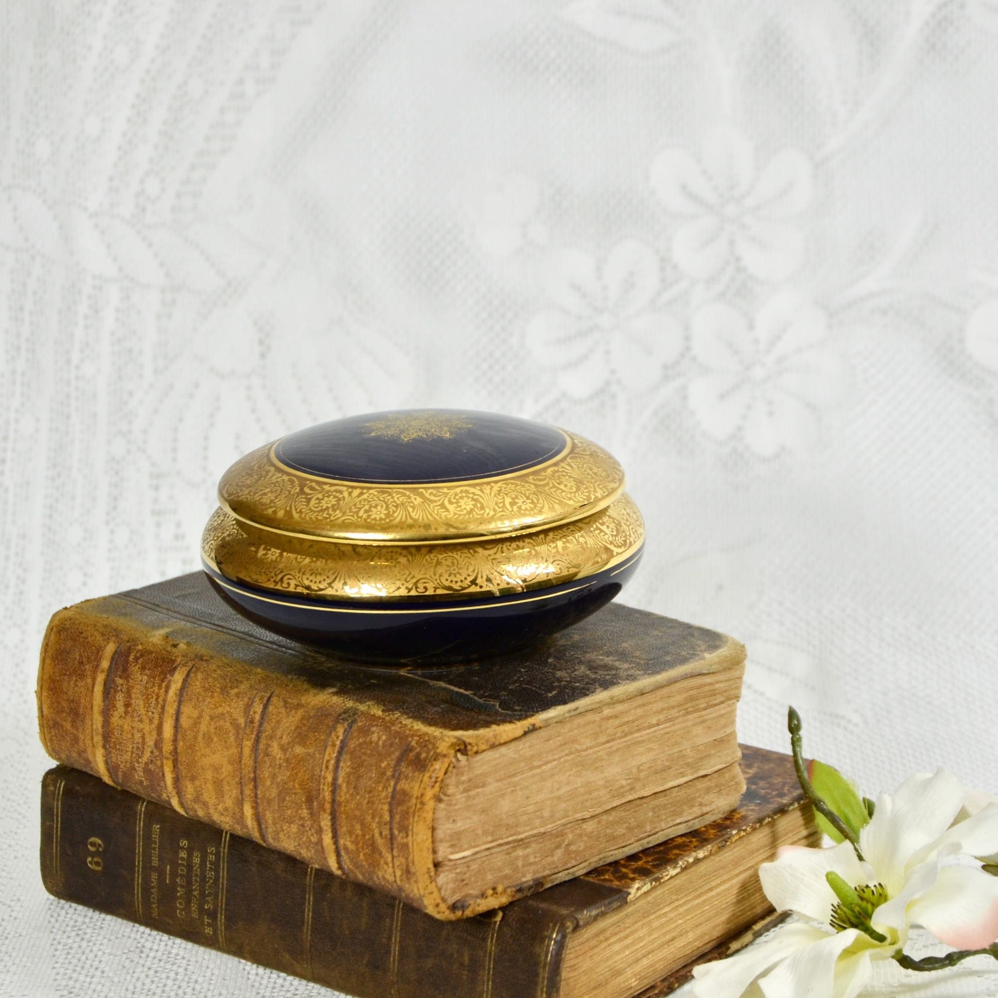 Boîte à Bonbons Art Déco Limoges Bonbonnière