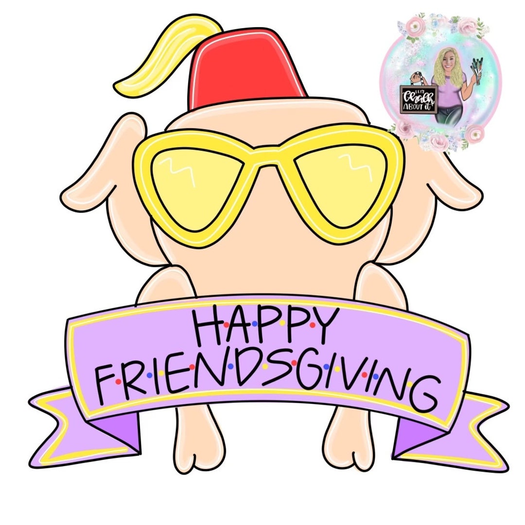 TEMPLATE: Friends Template, Happy Friendsgiving, Fall Template, Friends ...