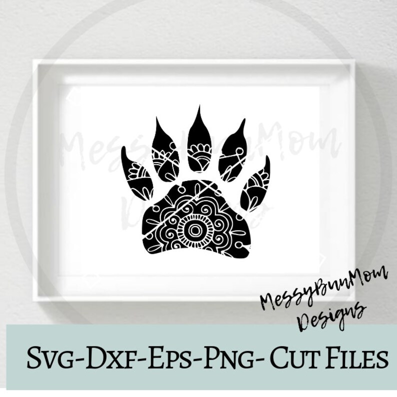 Download Layered Mama Bear Mandala Svg Design - Layered SVG Cut File