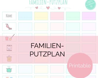 Printables For Your Home Management By Lebeninordnungshop On Etsy