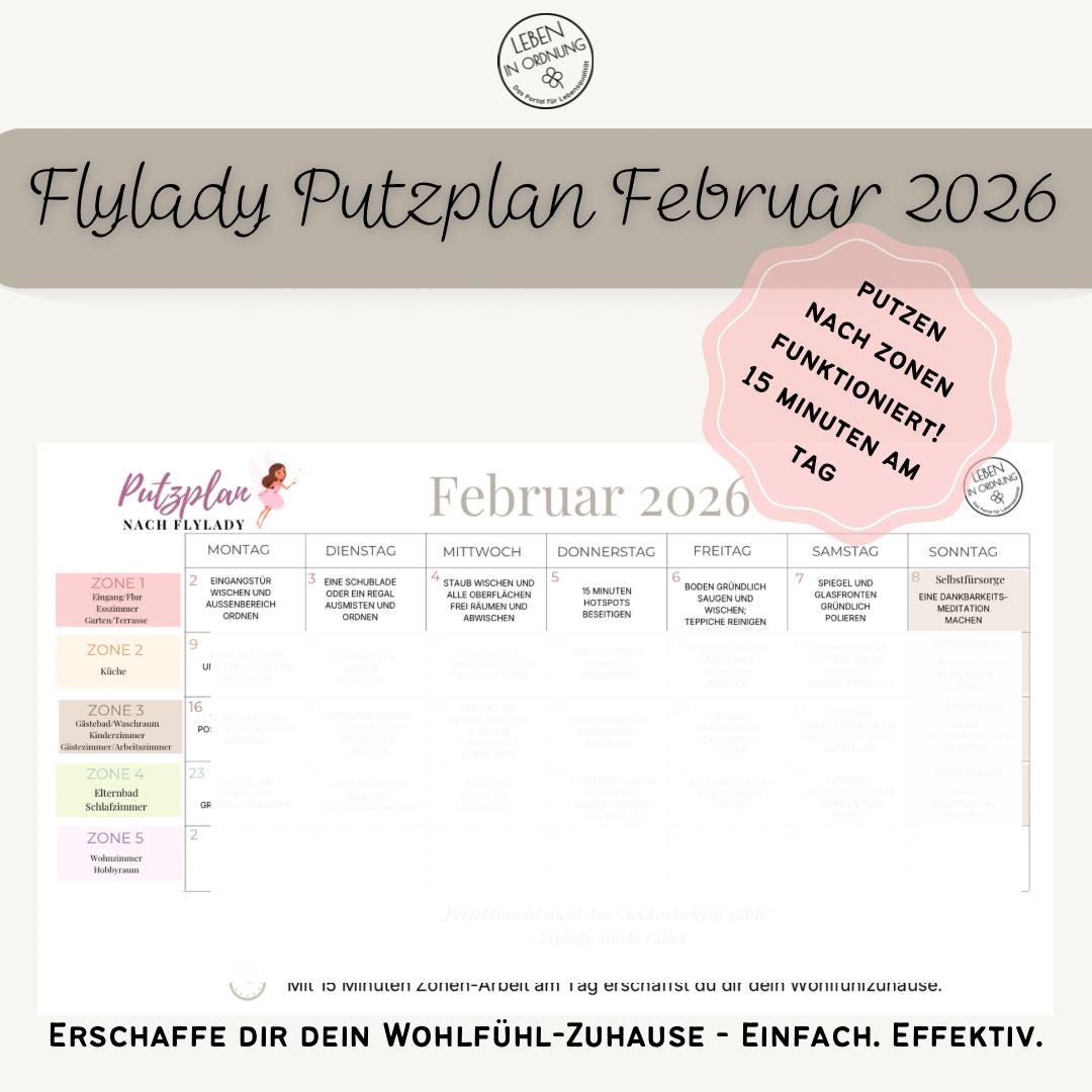 Flylady Putzplan Pdf