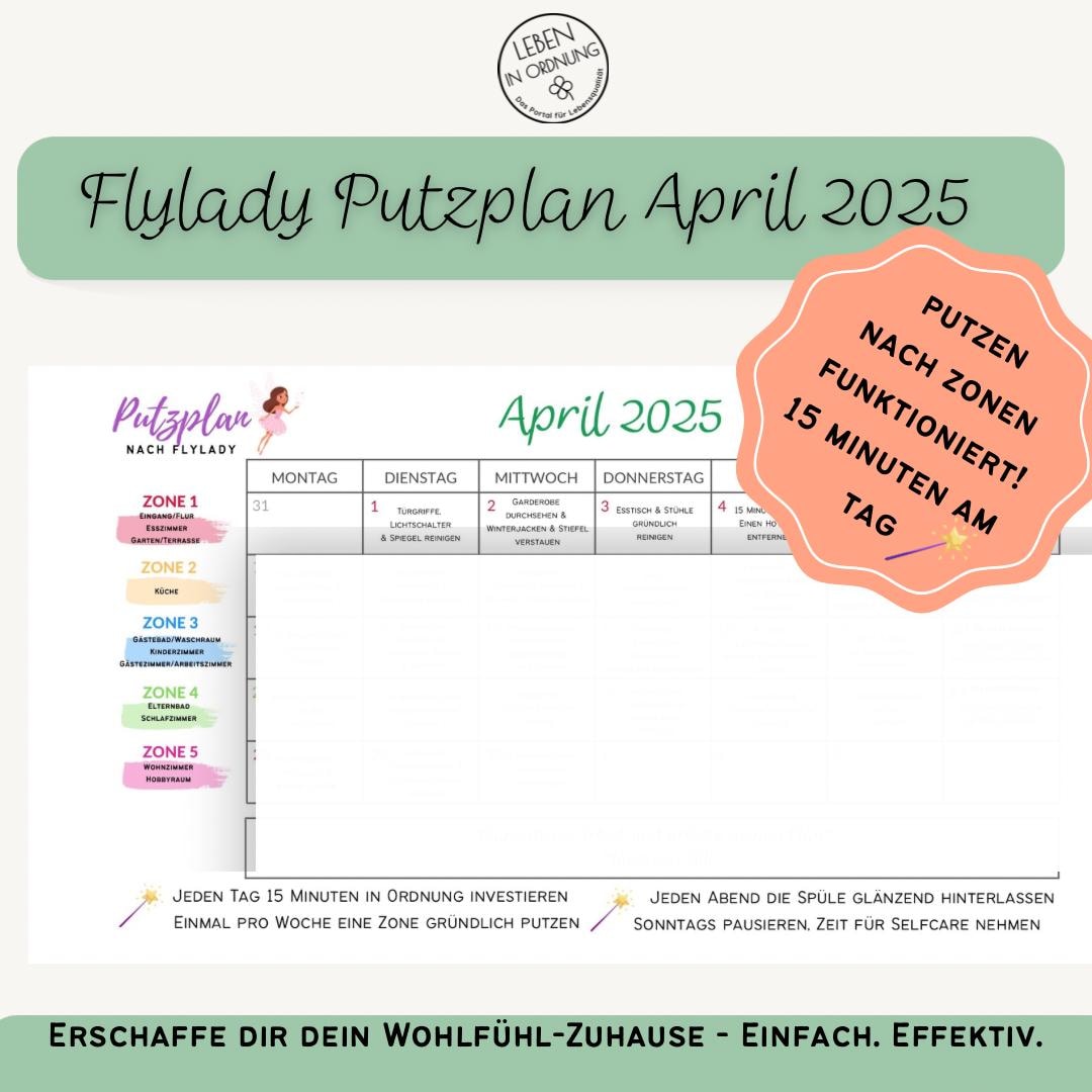 Flylady Putzplan Pdf