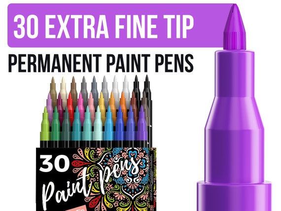 PINTAR Earth Tone Markers/Pens Extra Fine Tip for Rock Painting