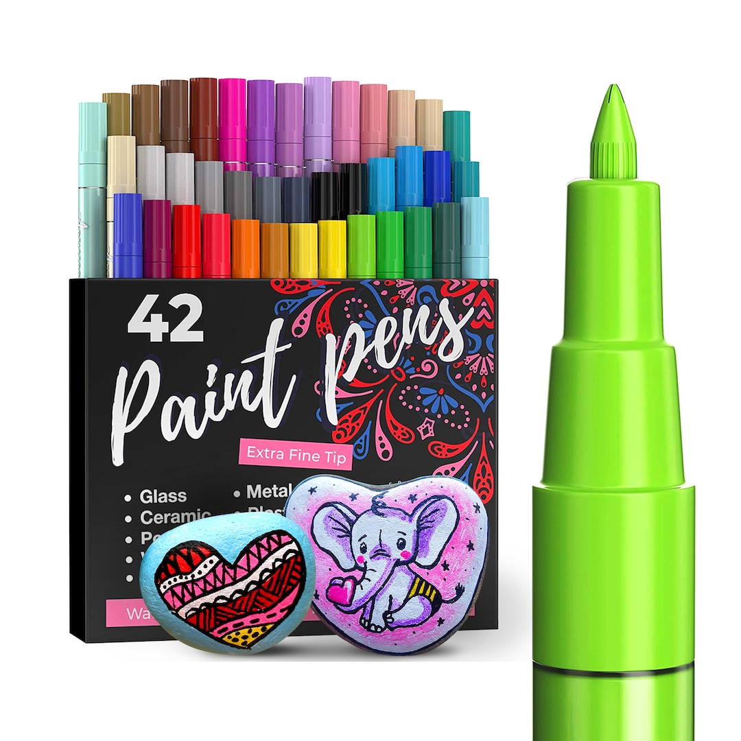 Touch School Marker Pen Kit 40 Colors Common Black