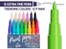 Set of 15 Acrylic Paint Markers Extra-Fine Tip 0.7mm Special Colors for Rock Painting, Stone, Ceramic, Glass, Wood, Fabric, Canvas, Metal 